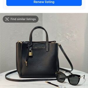 Marc Jacobs Black Leather Satchel